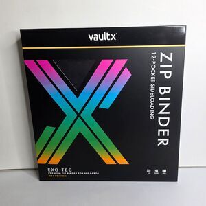 Vault X ME1 12 Pocket Binder Exo-Tec Zip Mega Evolutions 1st Edition NEW SEALED
